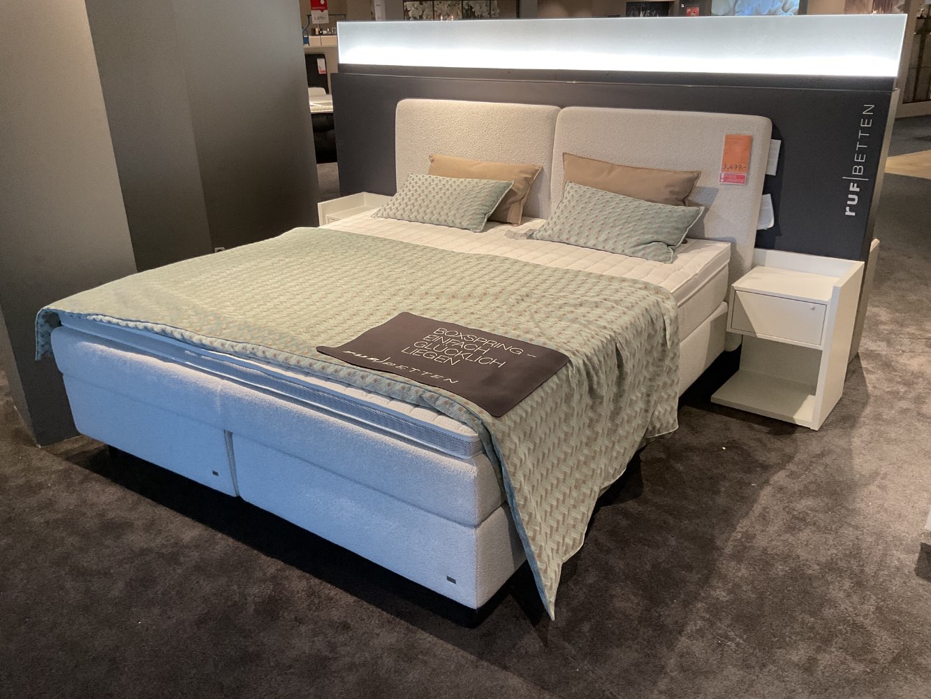 XXXLutz Ausstellungsstück Möbel Boxspringbett Sita rufbetten crem
