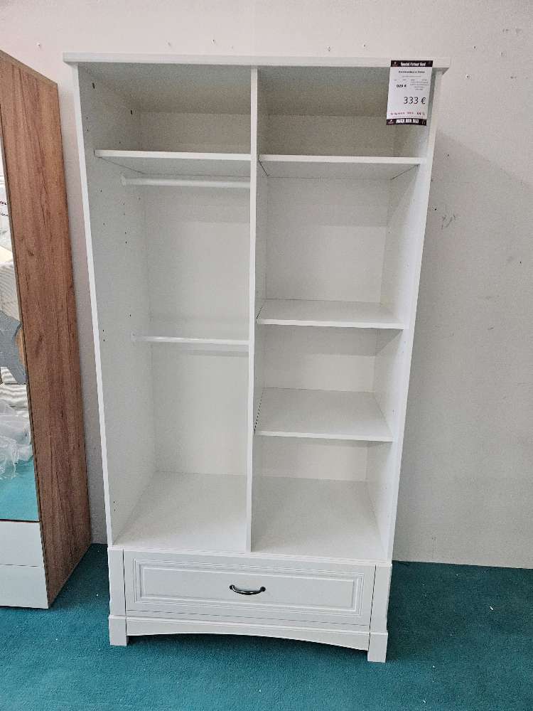 Kleiderschrank Eloise weiß statt 929€