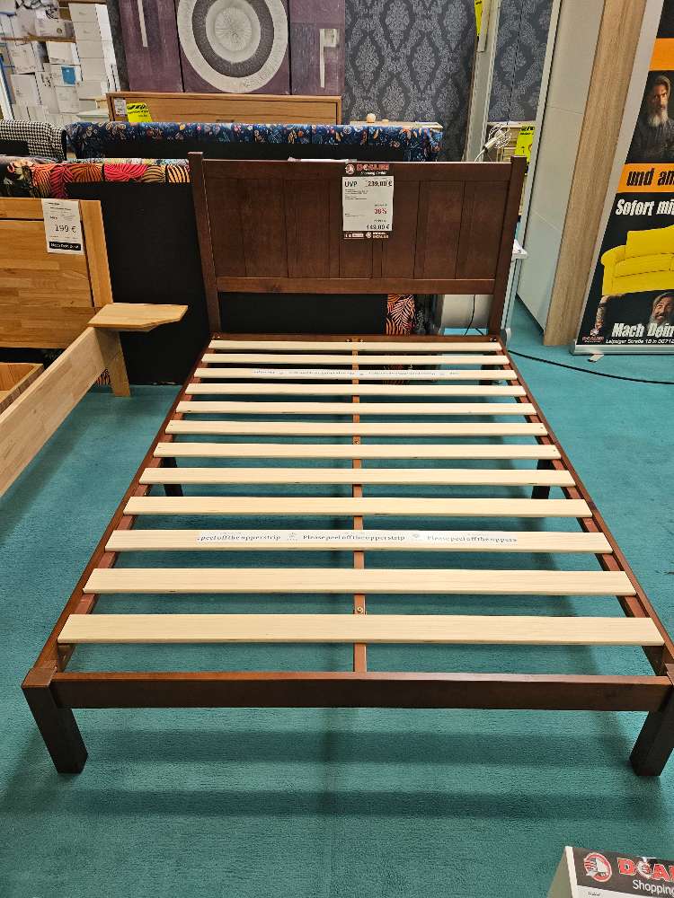 Zinus Deluxe Massivholz Bett statt 239€