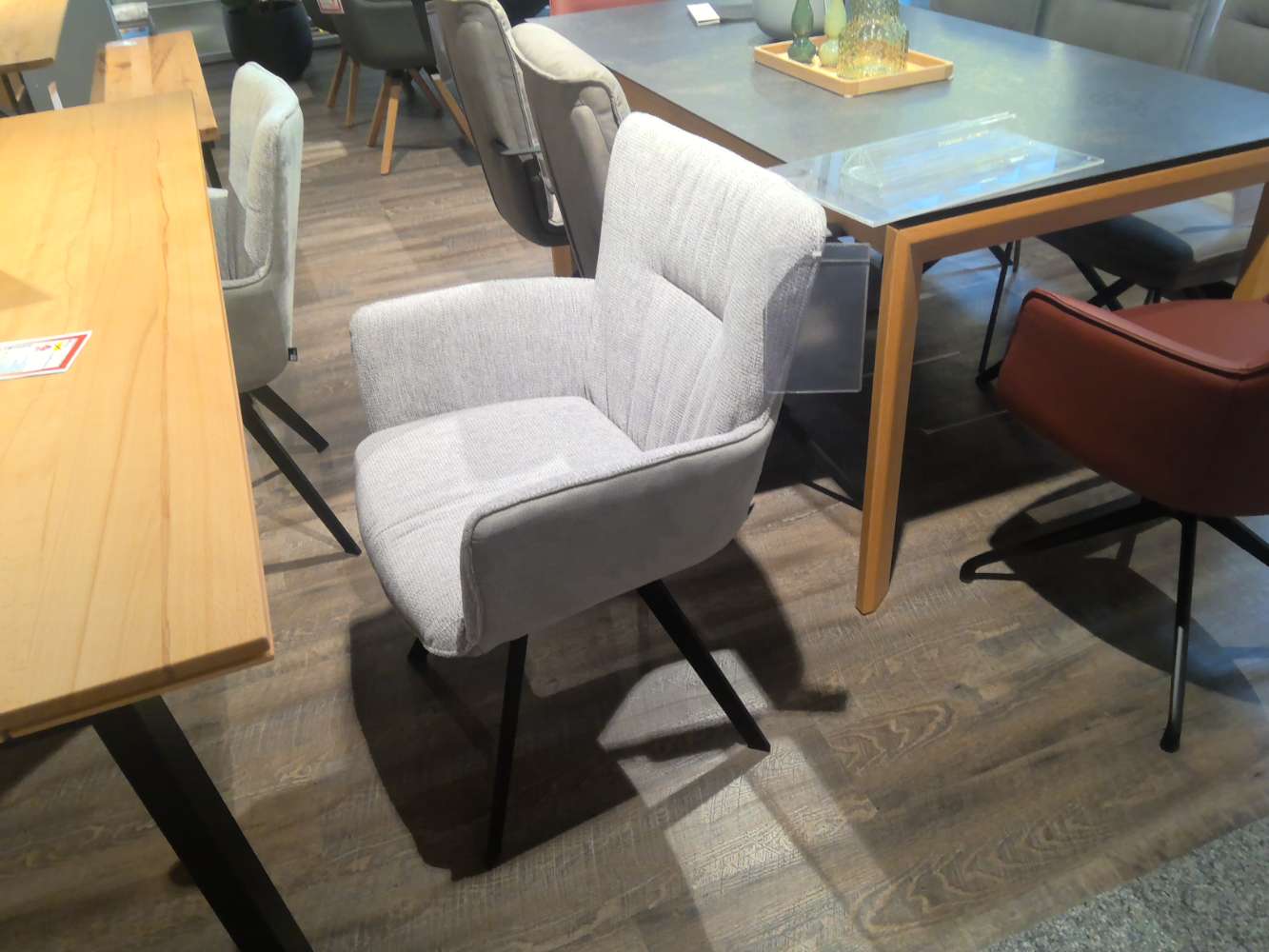 Interliving Schalensessel 5111, 2-er Set, grau