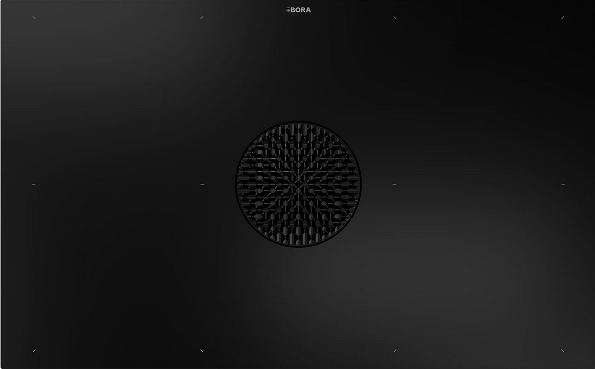 Induktions-Kochfeld mit integriertem Kochfeldabzug 80cm