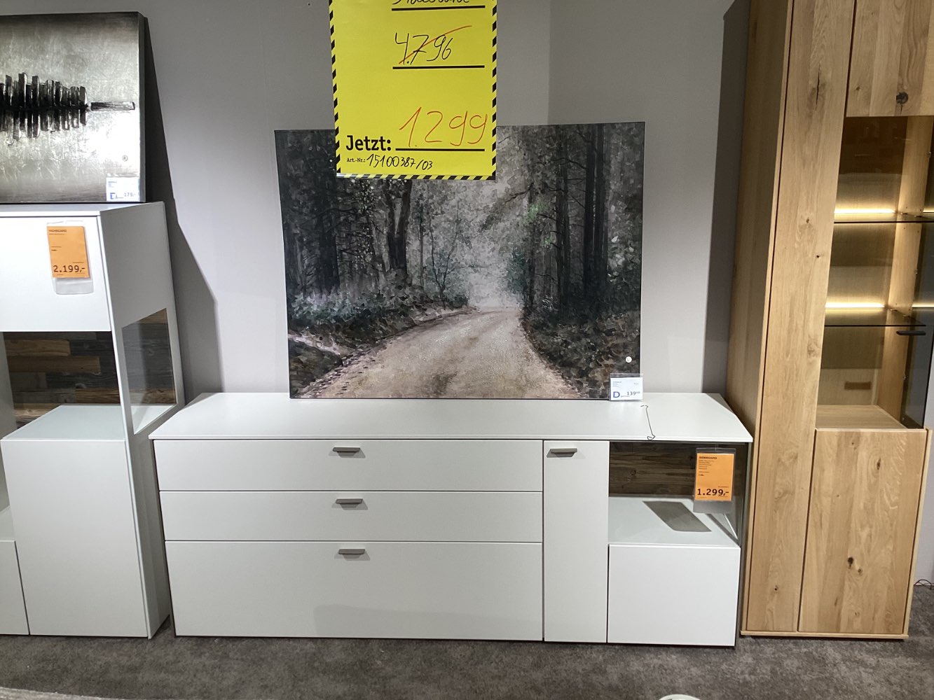 Möbel Venjakob Sideboard Sentino 3000 182x72x43cm ca Weiß XXXLutz