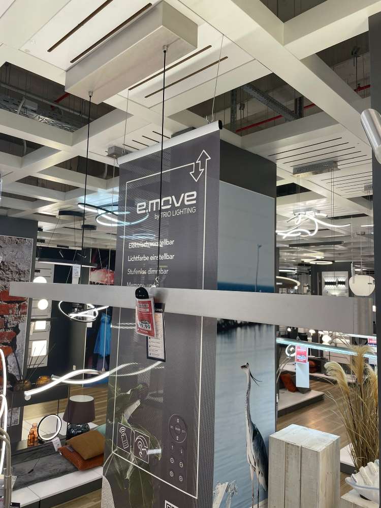 LED Motor-Pendellampe