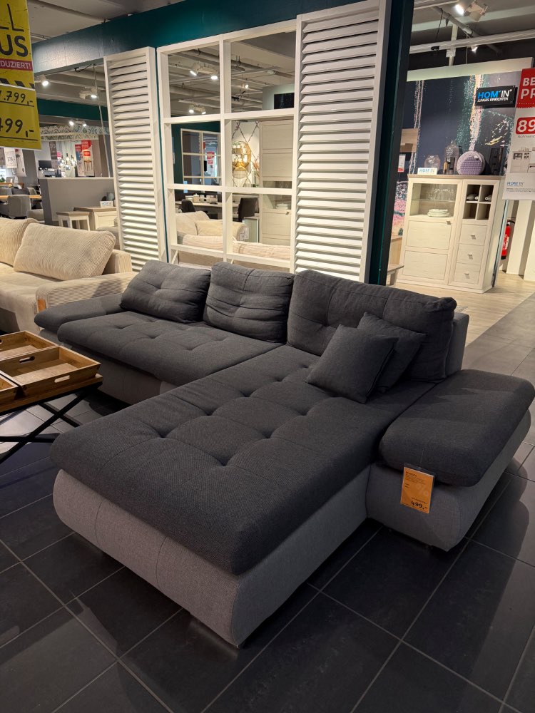 Ecksofa Grau 302×187 – XXXLutz Fellbach