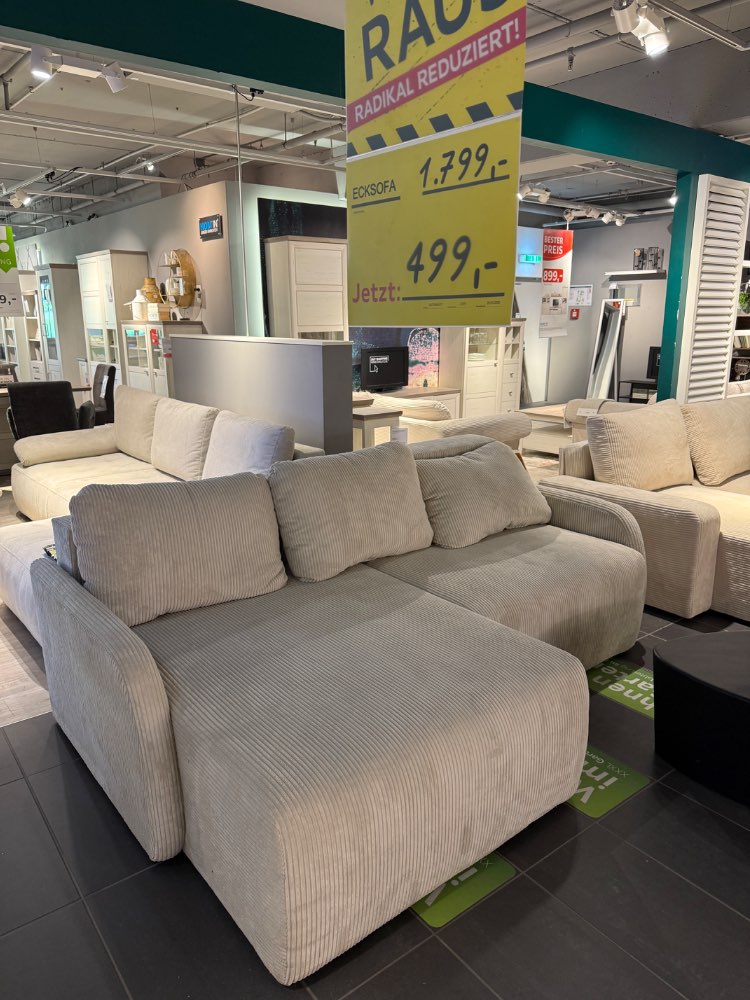 Schlafsofa 217×146 Beige – XXXLutz Fellbach