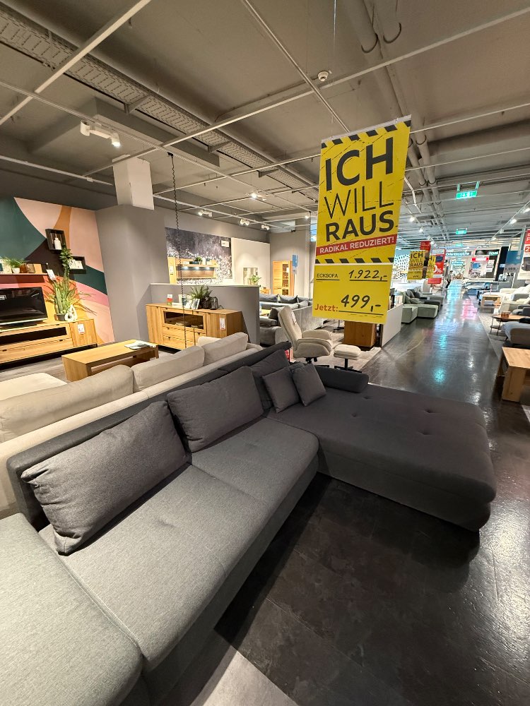Ecksofa anthrazit 313×215 – XXXLutz Fellbach
