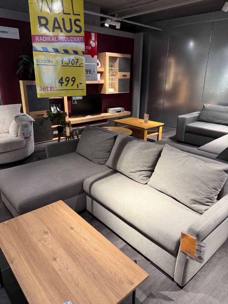 Ecksofa Grau 223×148 – XXXLutz Fellbach