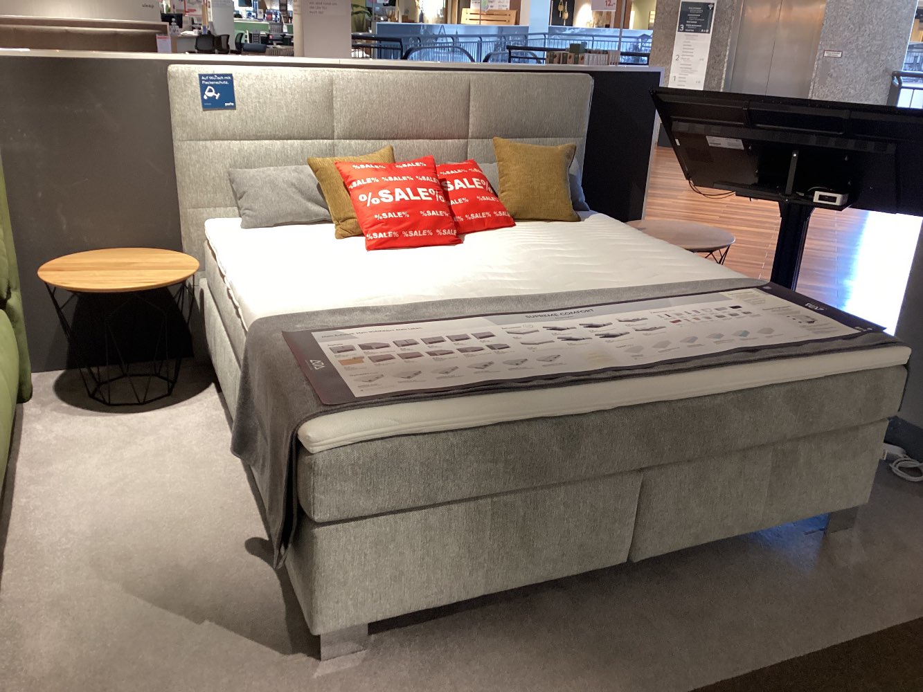 Boxspringbett „Supreme Comfort“, inkl. Topper und 7-Zonen TFKMatr