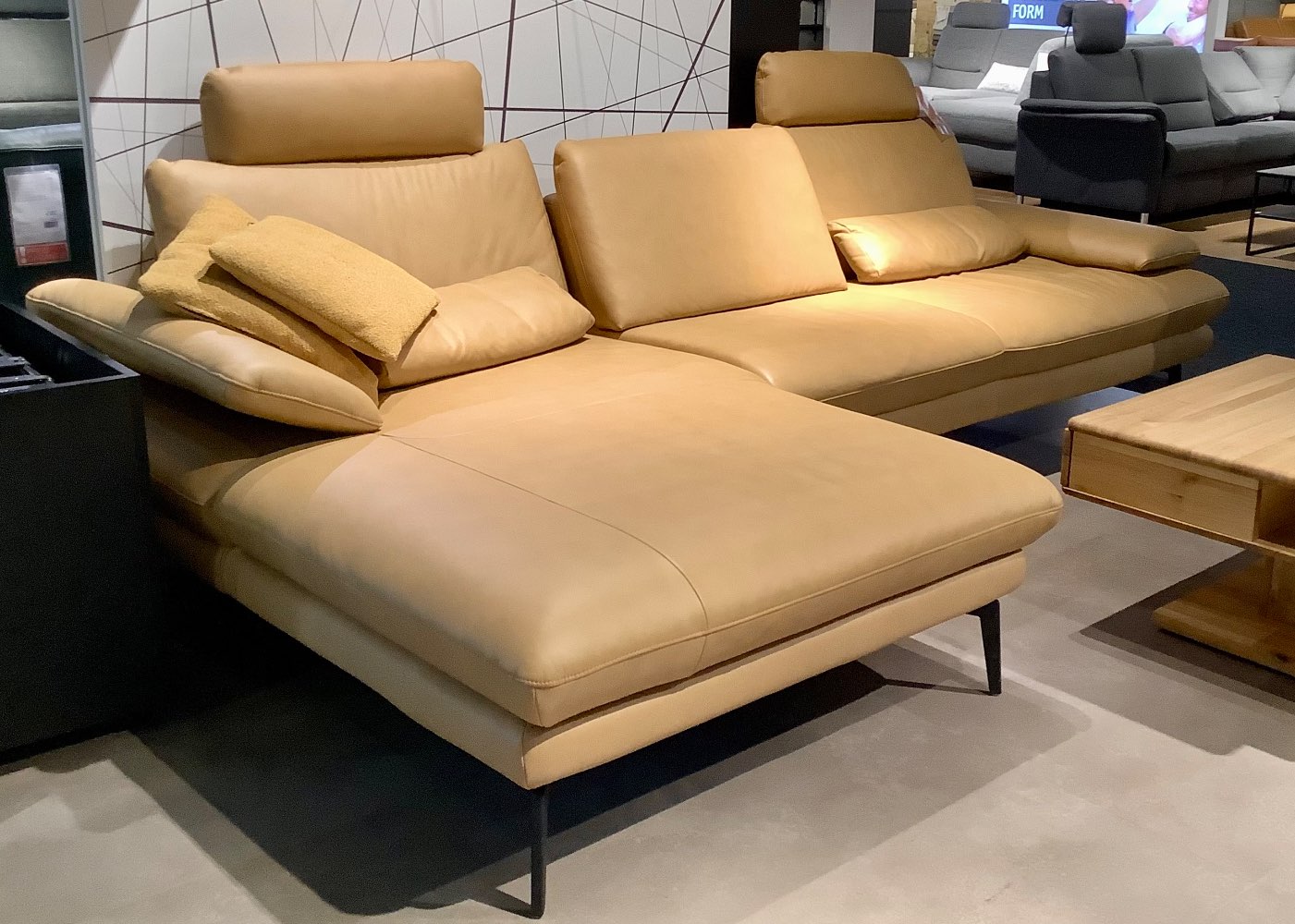 ARZONA Ecksofa Leder