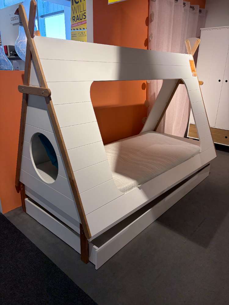 MÖBEL, HOME24, HAUSBETT, WEIß, LGF. 90×200 CM, XXXLUTZ