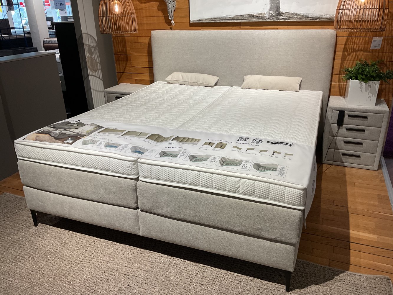 Möbel Schlafen Boxspringbett Caira