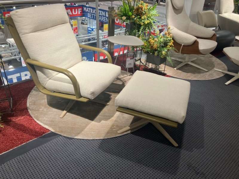 Loungesessel mit Hocker „Kudo“