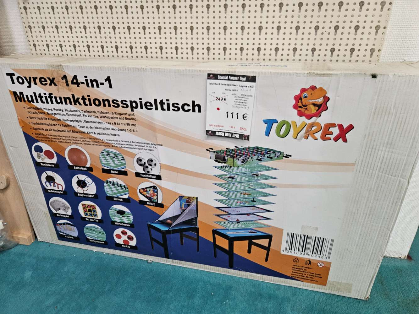 Multifunktionsspieltisch Toyrex 13 in 1 statt 249€
