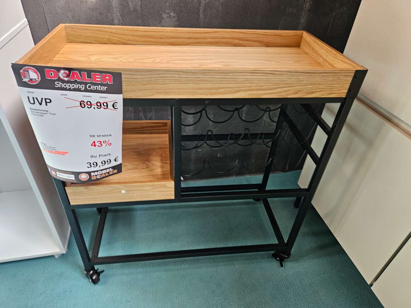 Servierwagen Küche Thea statt 69,99€