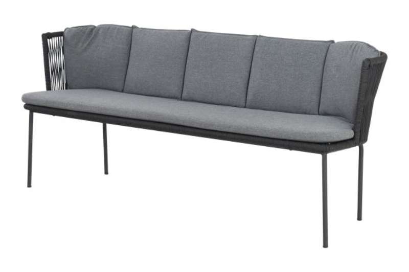 Gartenbank – TOUCH – B 202 cm – Rope-Design – COSMIC