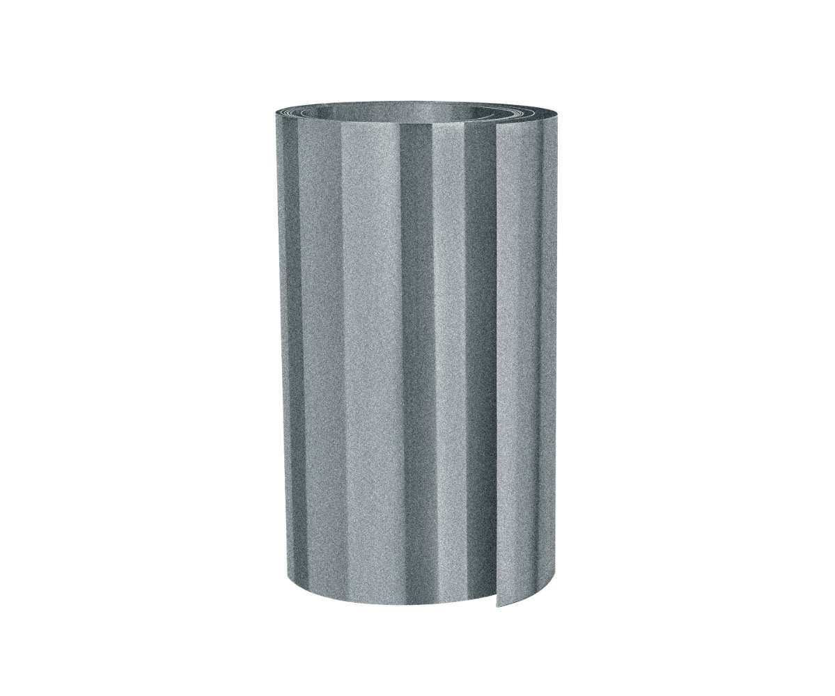 GRÖMO DUOFALZ Bandblech TX/SX Hellgrau, 0,7×650 mm,ca. 520 kg,H14
