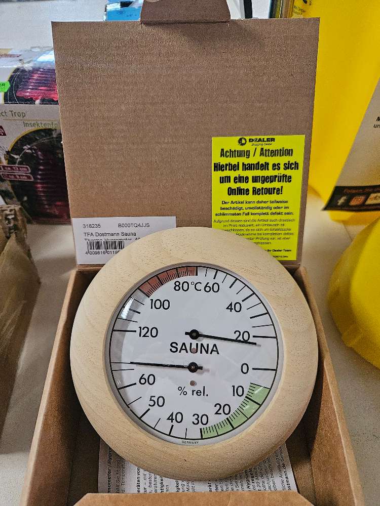 TFA Sauna Thermo Hygrometer statt 39,99€