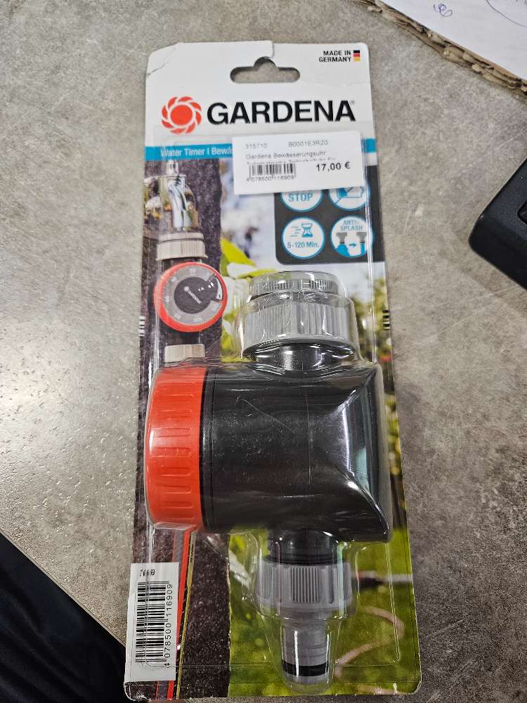Gardena Bewässerungsuhr Zeitschaltuhr statt 25€