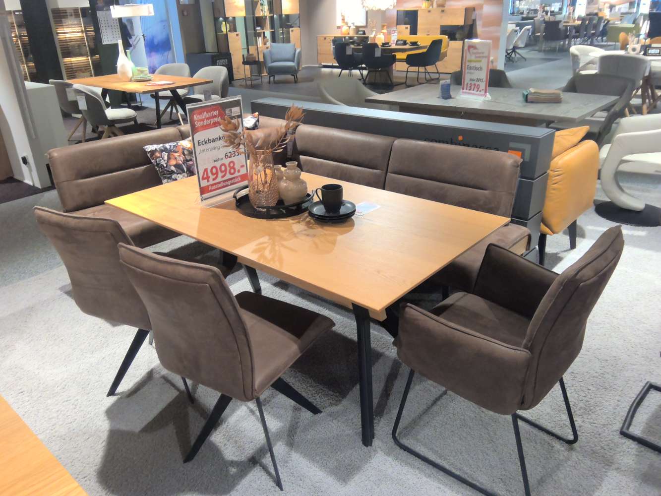 Interliving Eckbankgruppe 5502, braun, Holz