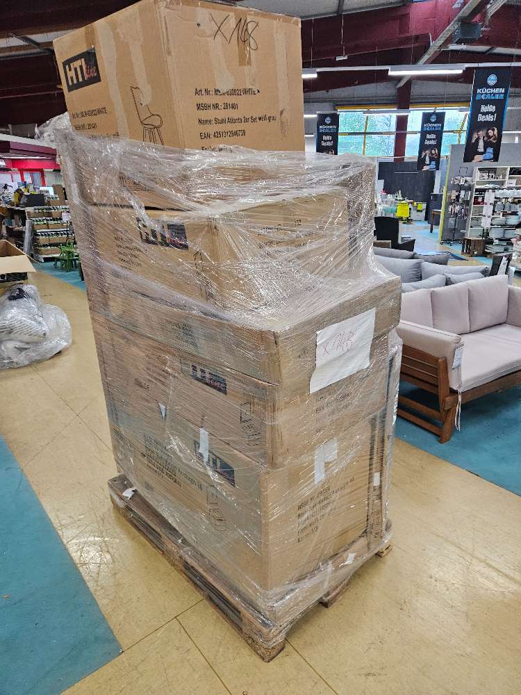 Retourenpalette Möbel Deko Kleinteile Restposten statt 999€