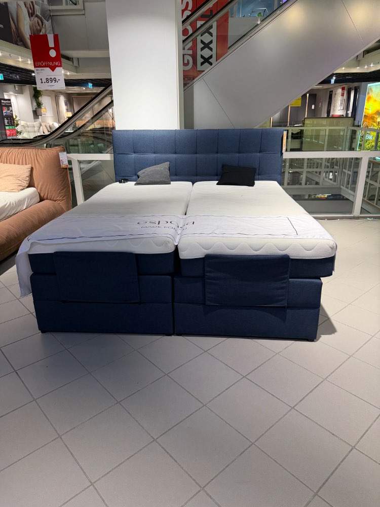 Boxspringbett motorisch blau 180×200 cm XXXLUTZ Würselen
