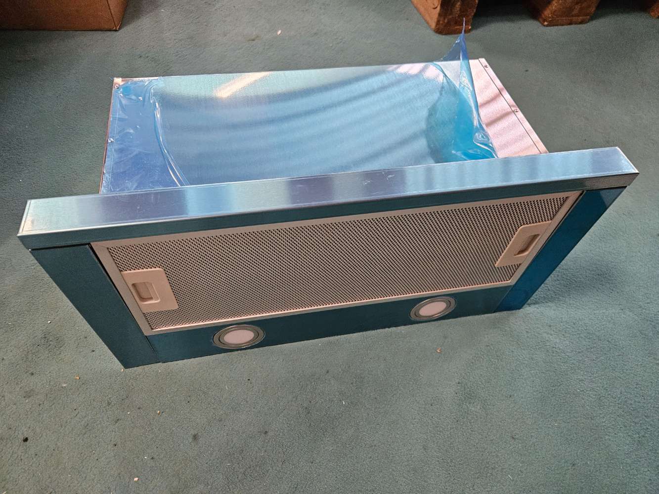 Refsta Flachlüfter 600mm Edelstahl Abzugshaube statt 269€