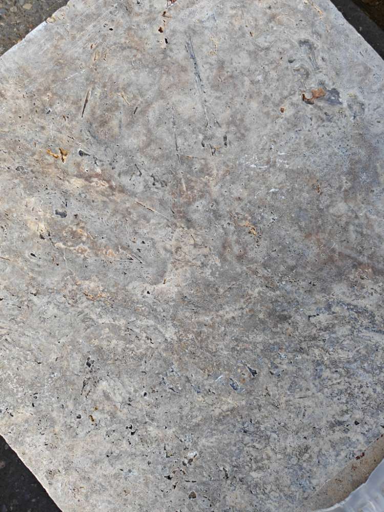 ⭐ SONDERPOSTEN ⭐  – Natursteinplatten „beige“ 60x60x3cm