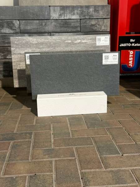 Xera Platten 60x30x2 cm Anthrazit meliert Keramik (Restposten)