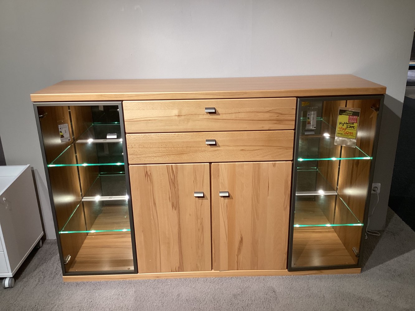Möbel RMW Highboard Icano 180x114x48,7cmKernbuche  XXXLutz