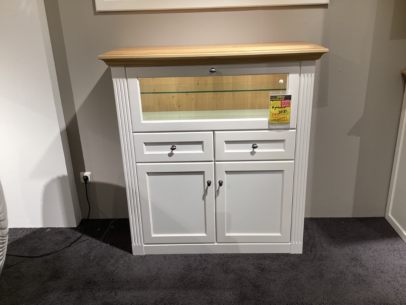Möbel Wehrsdorfer Highboard Maisonette 111x119x44cm Weiß XXXLutz