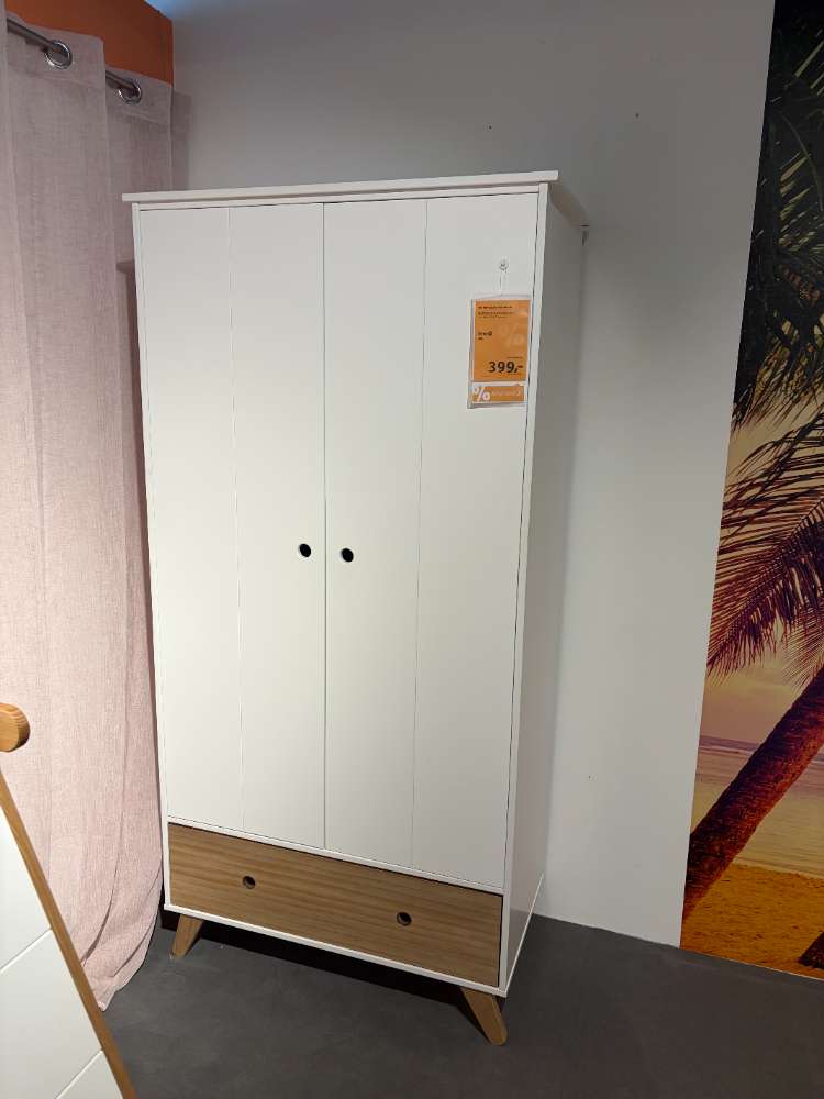 MÖBEL, HOME24, KINDERZIMMERSCHRANK, WEIß/PINIE, XXXLUTZ