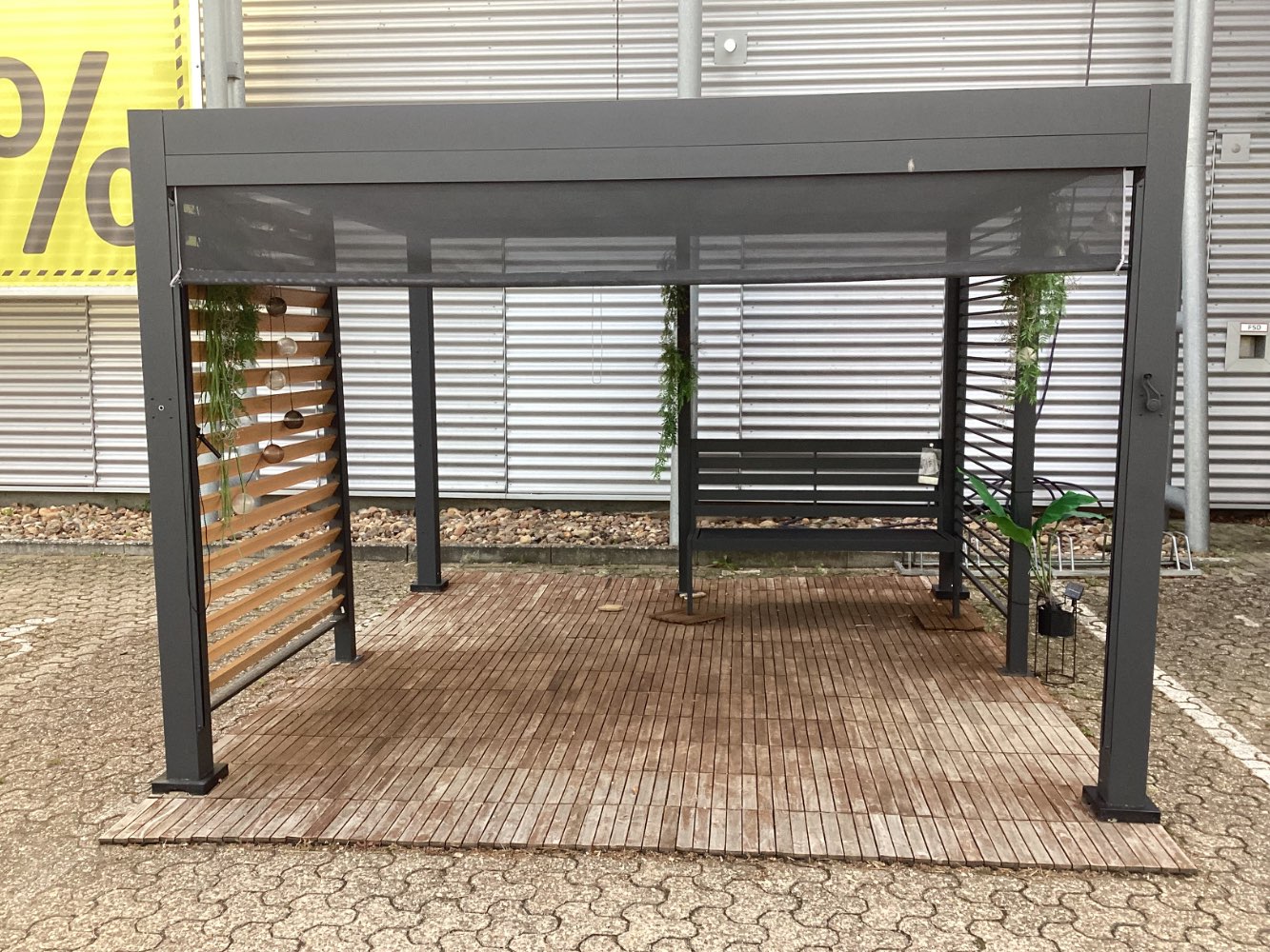 Möbel Gautzsch Pavillon Vivera Basis 315x315x217 Anthrazit XXXLut