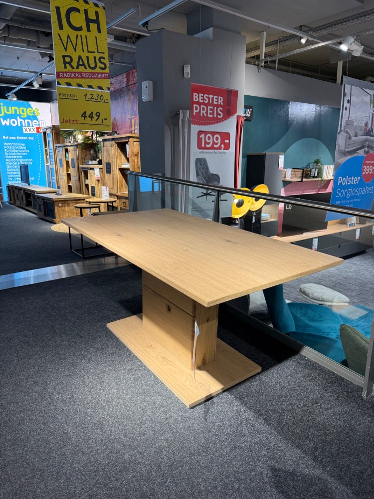 Esstisch Echtholz 160x90x77 – XXXLutz Fellbach