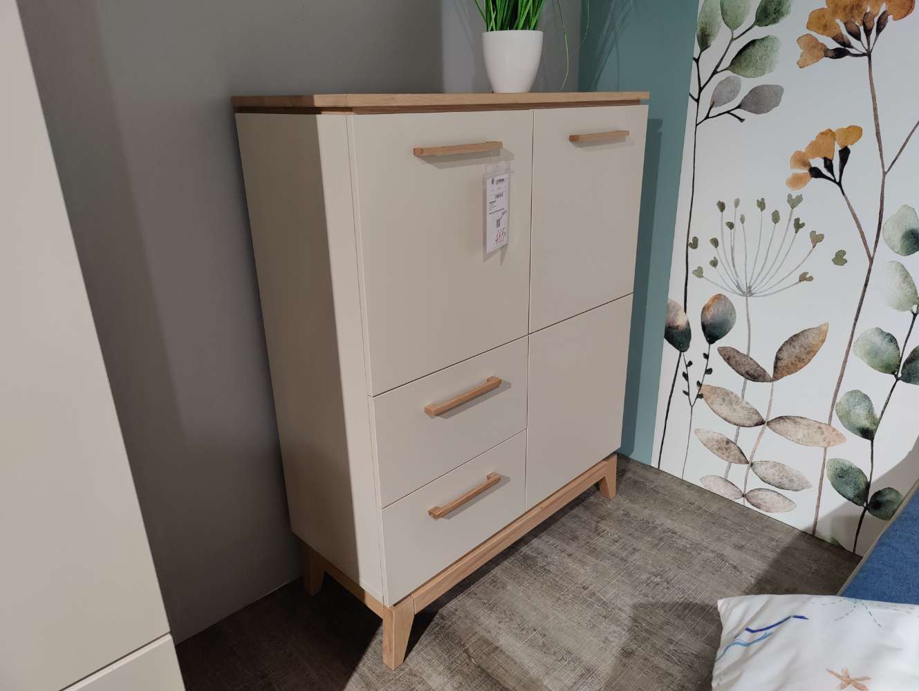 Highboard – PAIDI – Stiene – B 95 cm – Skandi – Eiche