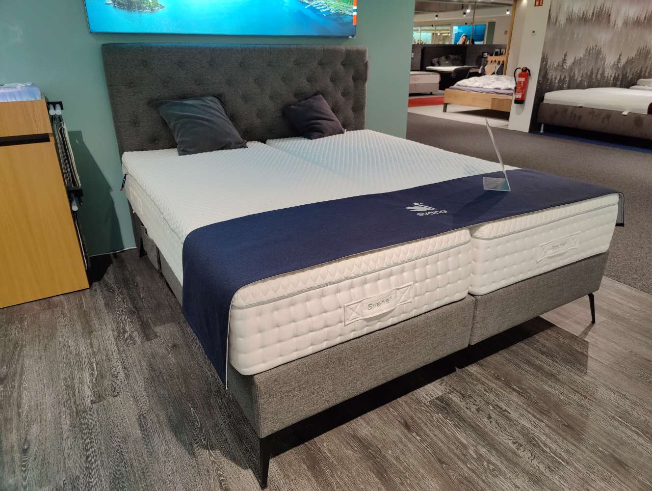 Boxspringbett – SVANE – Zensation Premium verstellbar – 180x200cm