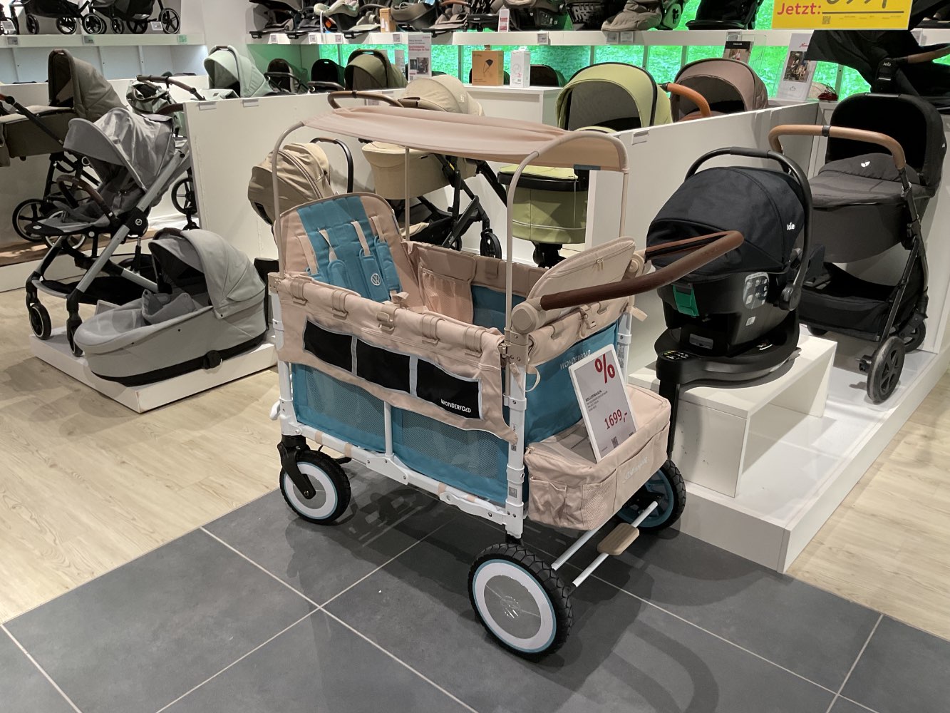 XXXLutz Ausstellungsstück Möbel Bollerwagen Zwillingswagen VW4