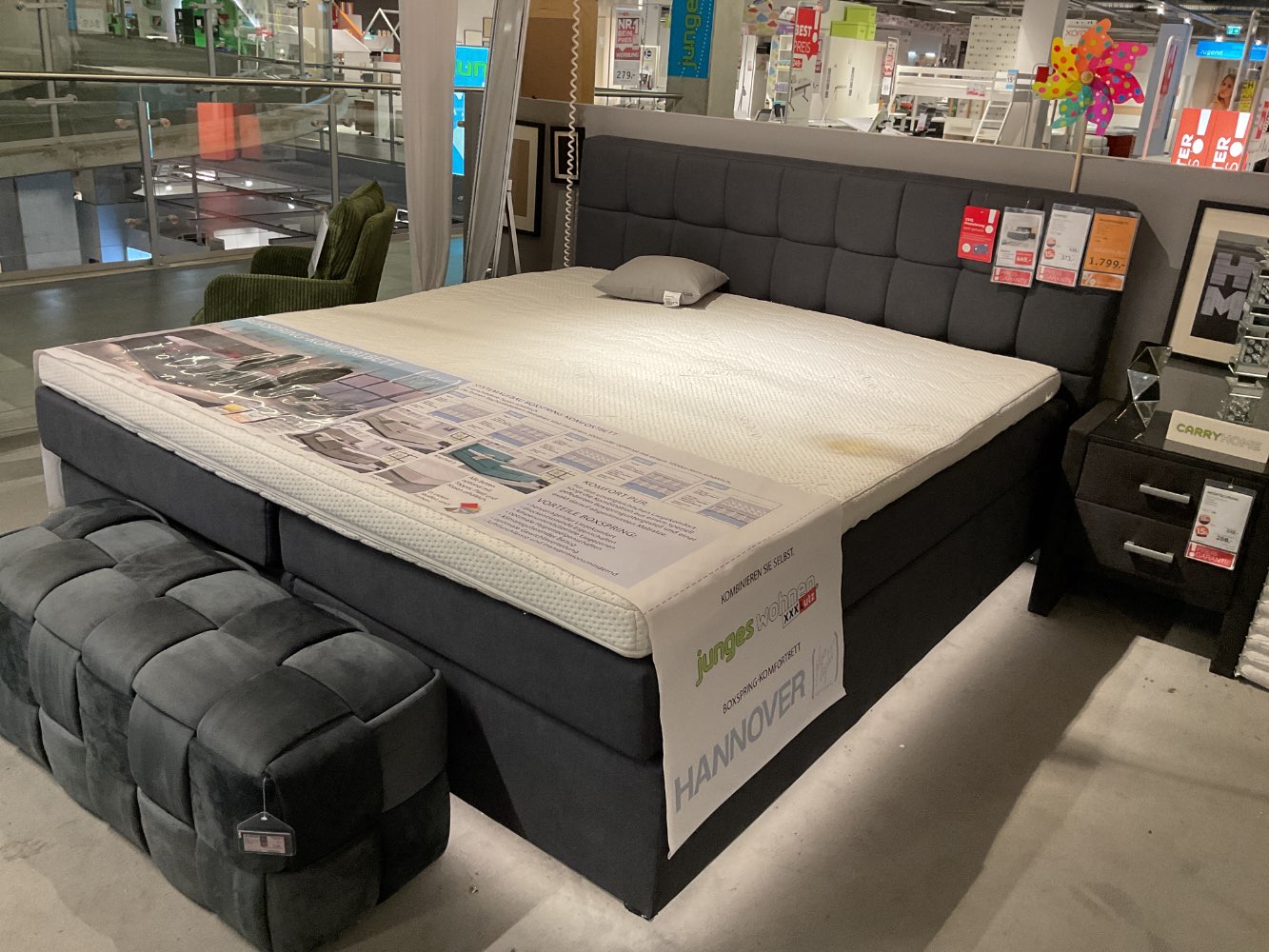 Boxspringbett Hannover ohne Topper