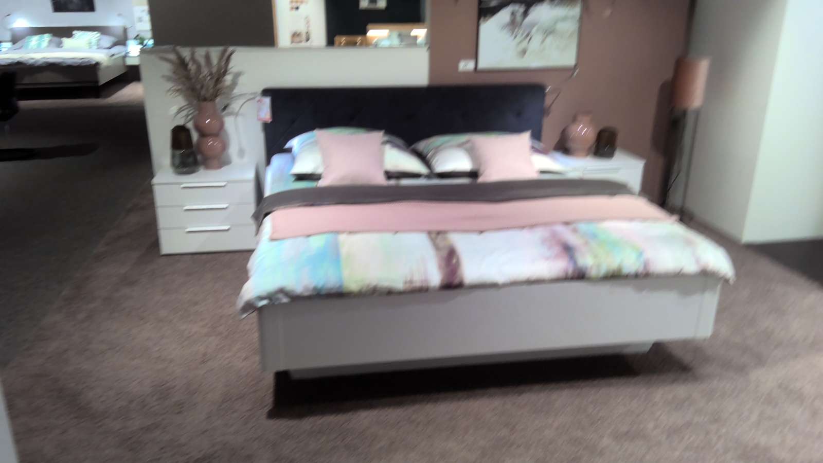 Doppelbett Sinfonie Plus, ca. 180×200 cm, mit Beleuchtung