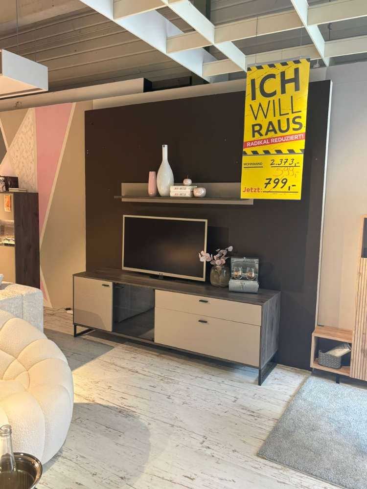 MÖBEL, WOHNWAND, EICHE MELAMIN NACHBILDUNG, XXXLUTZ
