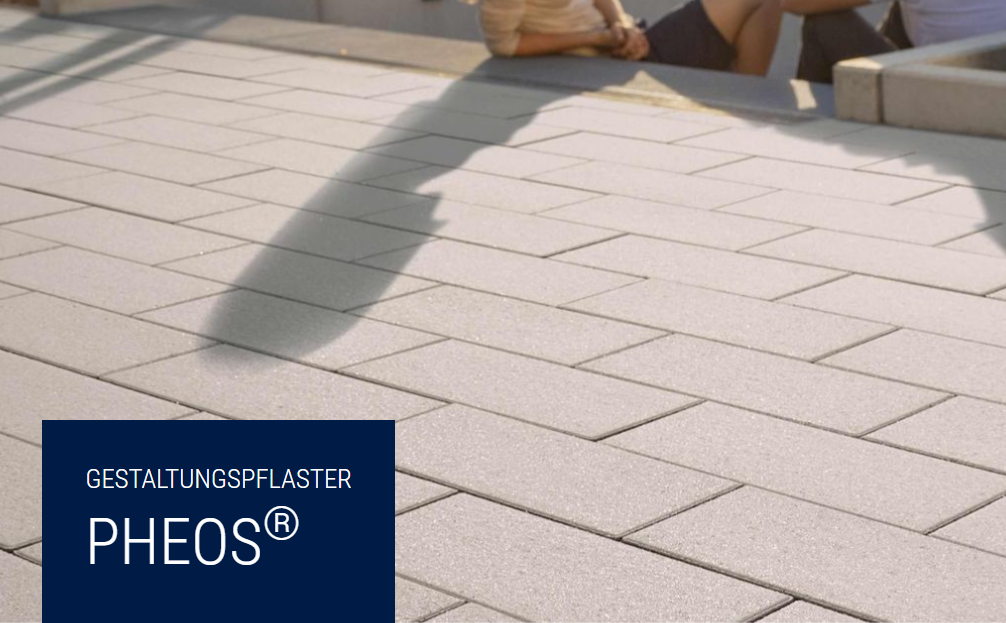 Pheos Pflaster  40x20x8 cm grau plus (2.Wahl)