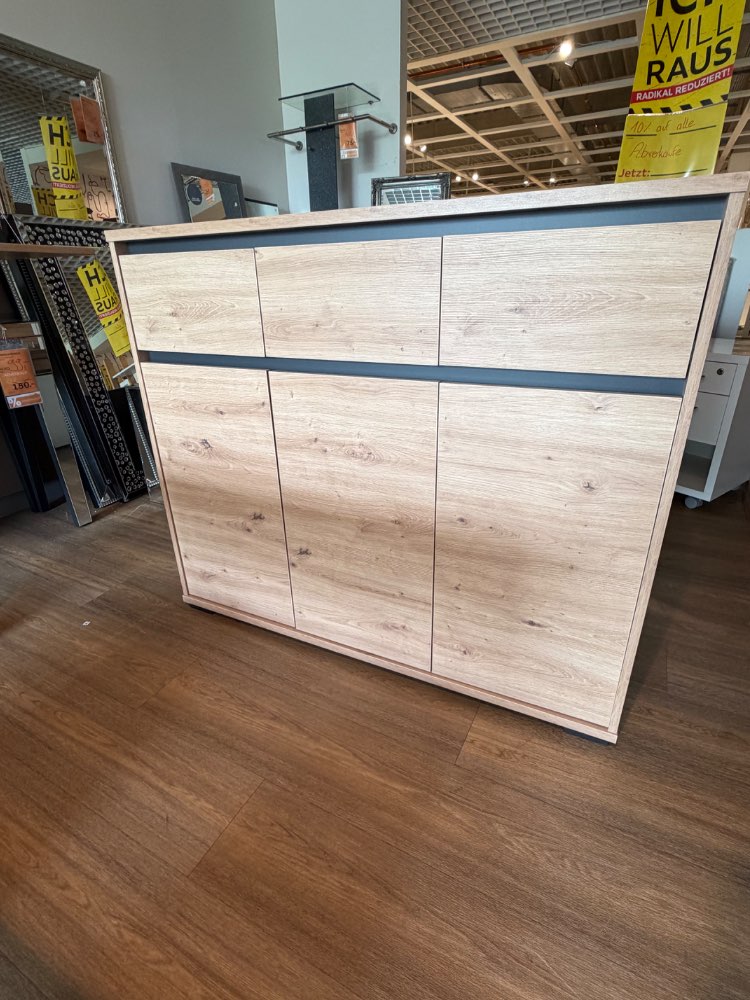 Schuhschrank, Kleinmöbel, ca. 120cm, LLC Eiche Artisan, XXXLutz