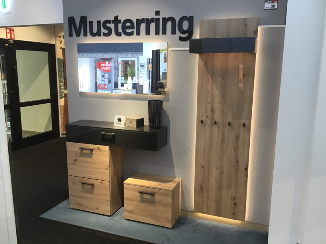 Möbel Garderobe Odessa Musterring Eiche artisan XXXLutz Hirschaid
