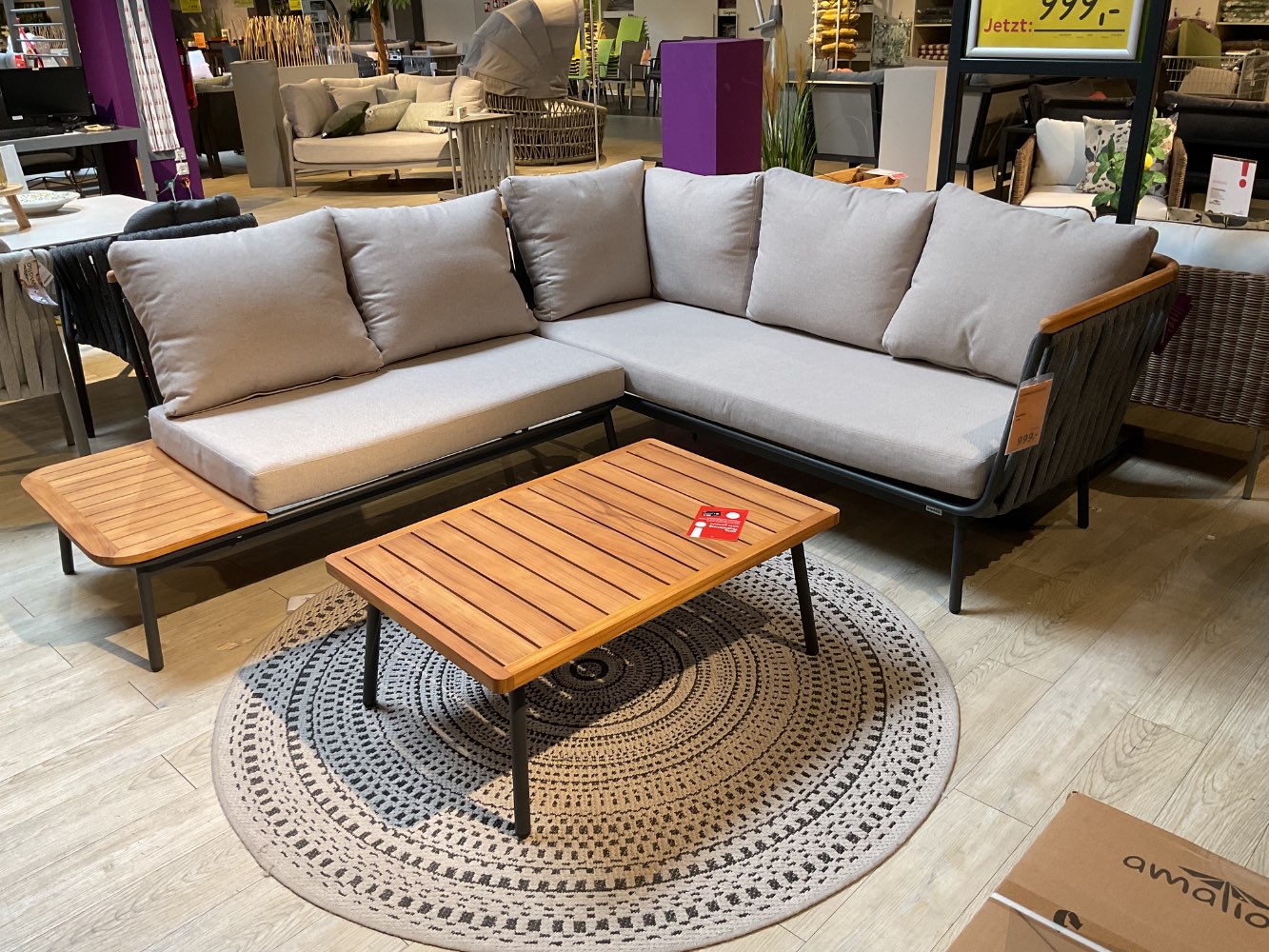 XXXLutz Loungegarnitur Gartenset AMBIA MÖBEL