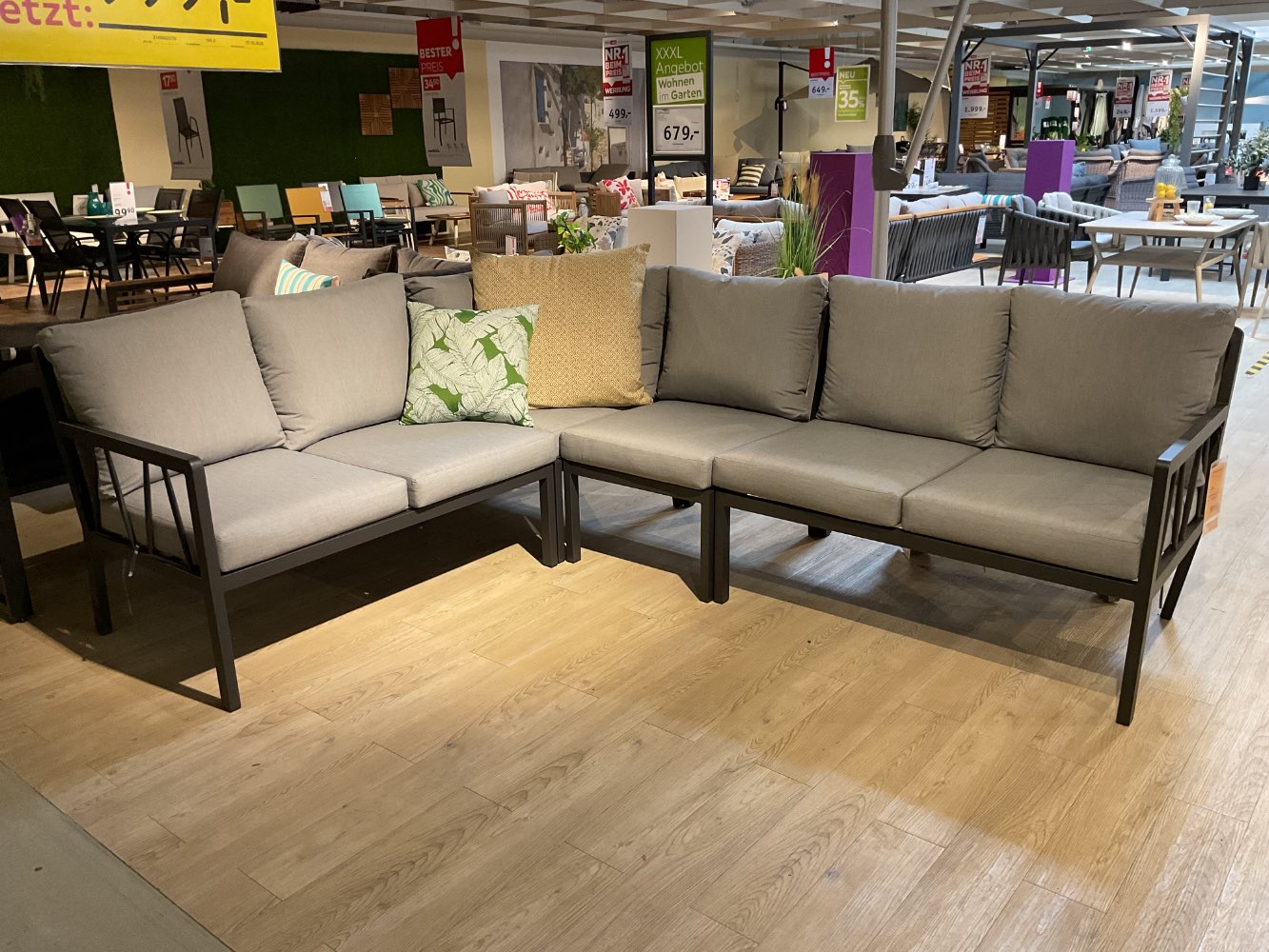 XXXLutz Loungegarnitur Gartenset AMATIO MÖBEL