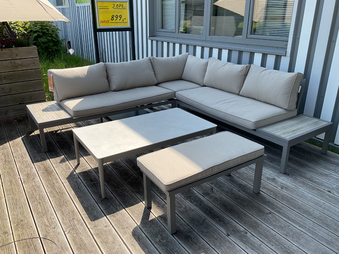 XXXLutz Loungegarnitur Gartenset AMATIO MÖBEL