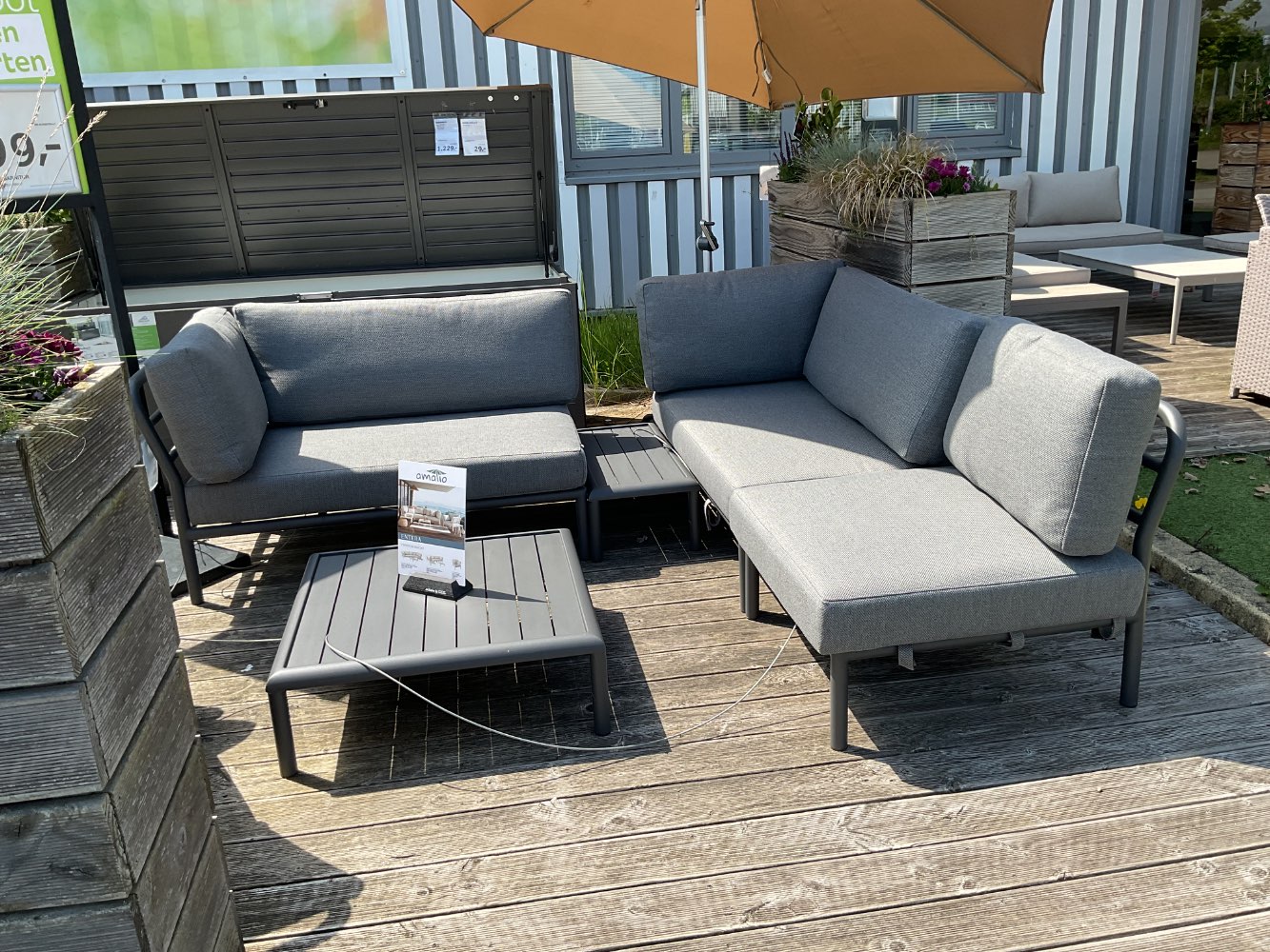 XXXLutz Loungegarnitur Gartenset AMATIO MÖBEL
