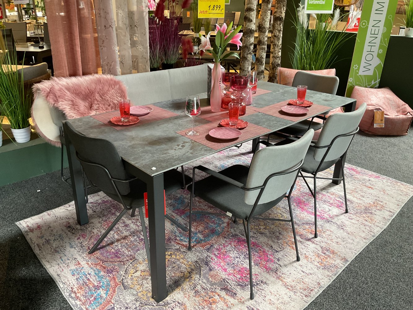 XXXLutz Essgruppe Gartenset BERT PLANTAGIE MÖBEL