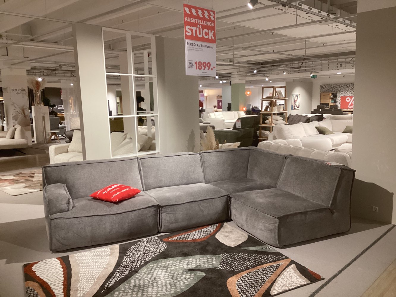 Ecksofa Nosagunterfederung