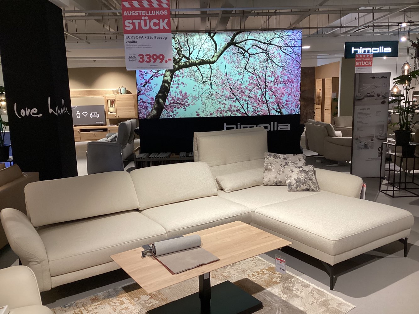 ECKSOFA / Stoffbezug vanilla