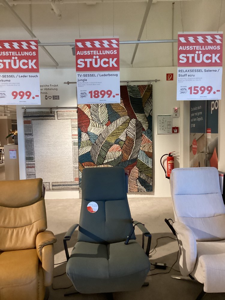 TV-SESSEL / Lederbezug jungle